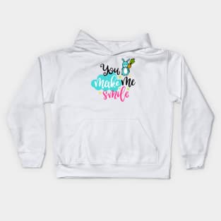 You make me smile Kids Hoodie